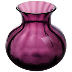 Dartington Crystal Bijou Vase, Amethyst, Small